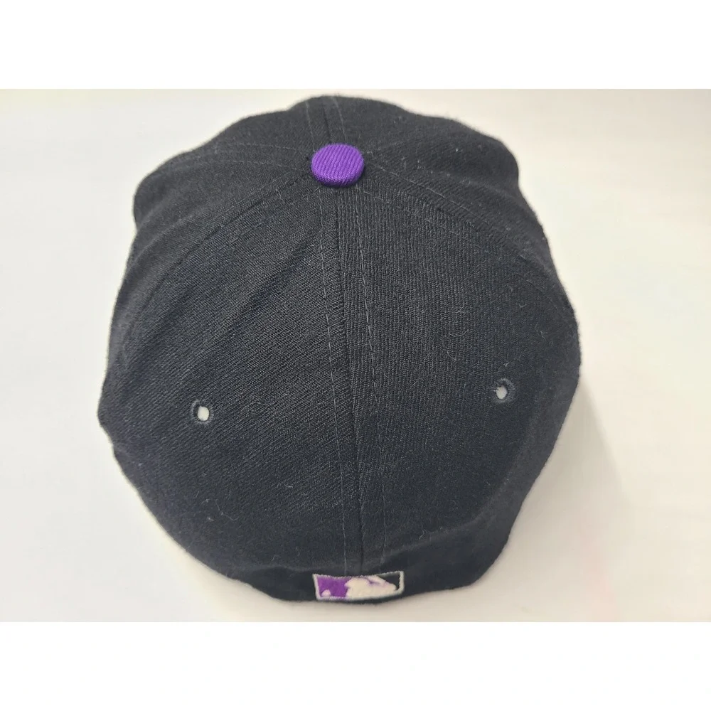 Vintage Colorado Rockies New Era 59Fifty Pro Model Fitted 7 1/8 Hat Cap Wool MLB